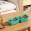 Mini storage box with handles stackable plastic 5.9x3.9x2.8 6