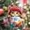 Acrylic Christmas Tree Ornament 2025 Hanging Pendant 1