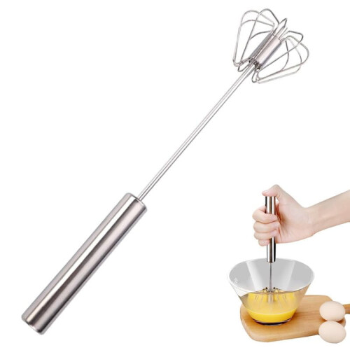 Stainless Steel Semi-Automatic Whisk 3pcs