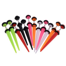 Illusion Ear Fake Taper Plug 12 pcs 16 Gauge 1.7 inch