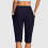 Dam Yogashorts Lös passform Stretchiga Bermudashorts 7