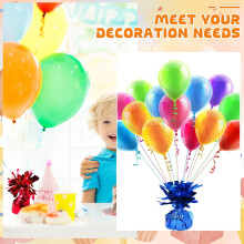 Balloon Decorative Pendant Blue Black Metallic Light Pink