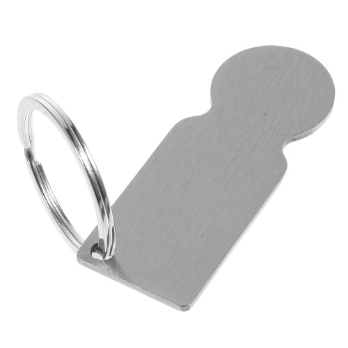 Sublimation Transfer Trolley Token Stainless Steel Blank