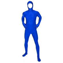 Macacão discreto de spandex para vestir o corpo inteiro, unissex.