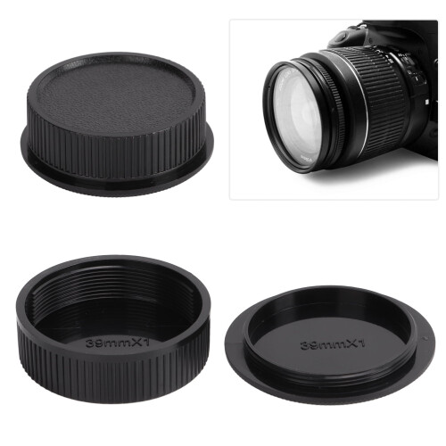 M39 Lens Cap Front Rear Premium Plastic 2