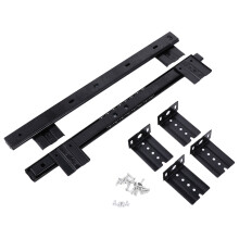 Keyboard Tray Drawer Guides Black 1 Pair