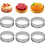 Ensemble de 6 cercles à crumpets pour la cuisson 1