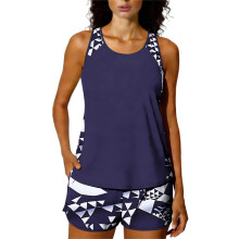 Costum de baie tankini pentru femei, cu control al abdomenului și croială sportivă