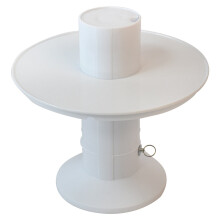 Taartstandaard van voedselveilig plastic, 30 cm