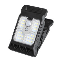 Luz solar com sensor de movimento para exterior, à prova d'água, com 3 modos.