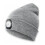 Morttic LED Beanie Cap Warm Knitted Winter Hat Light Grey 1