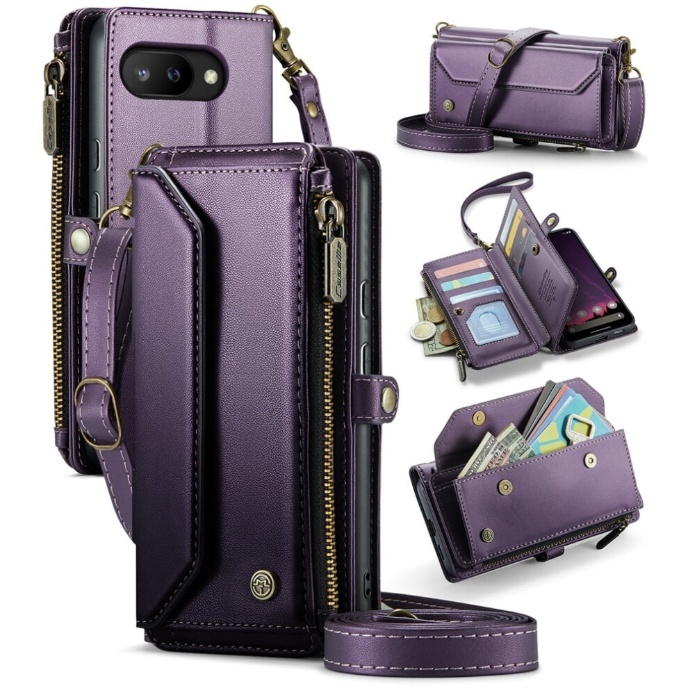 Caseme Leather Wallet Case For Google Pixel 9A 6.3 Inch 968604541278