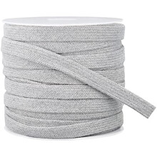 Grey Cotton Drawstring Cord 27 Yards Double Layer