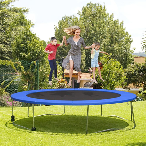Trampoline Safety Pad Blue Waterproof Tear-Resistant 12 Ft 1