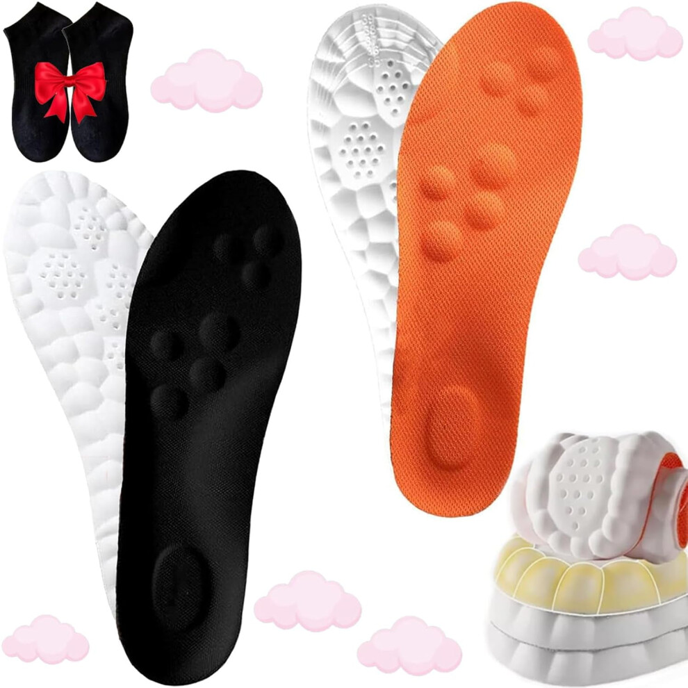 Footstr Insoles for Men and Women Breathable Soft Foam Arch