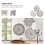 Acrylic Wall Pendant Retro Flower Decoration 3 pcs 7
