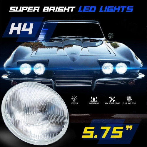 Προβολείς LED υψηλής/χαμηλής δέσμης για Chevy Corvette C3 68-82 (4 1