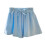 Short fille bleu taille élastique coupe décontractée 4-5 ans 1