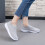 Running Shoes Women Grey Mesh Sole Size 8.5 4