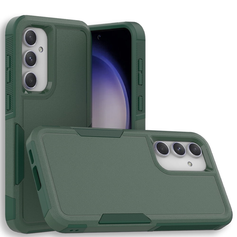 Defender Case For Samsung Galaxy S23 Fe 5G Â Rugged Green 939152673025