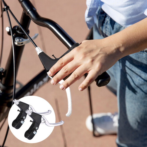 Aluminum Brake Levers Pair Universal Lightweight Adjustable 2