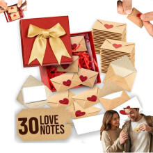 Love Notes Box with Mini Blank Cards and Envelopes