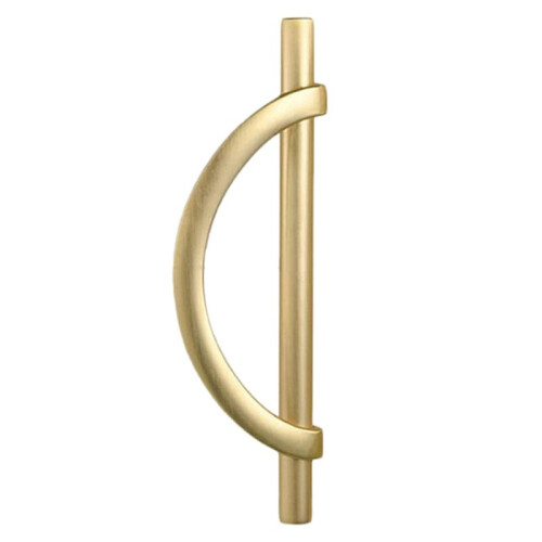 2Pcs Gold Cabinet Pulls Drawer Pulls Half Moon Shape Cabinet Pulls Drawer Dresser Handles Kitchen Cupboard Handles A 1