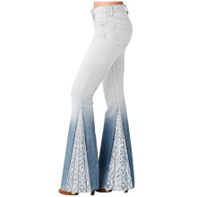 Women's High-Waisted Wide-Leg Denim Jeans