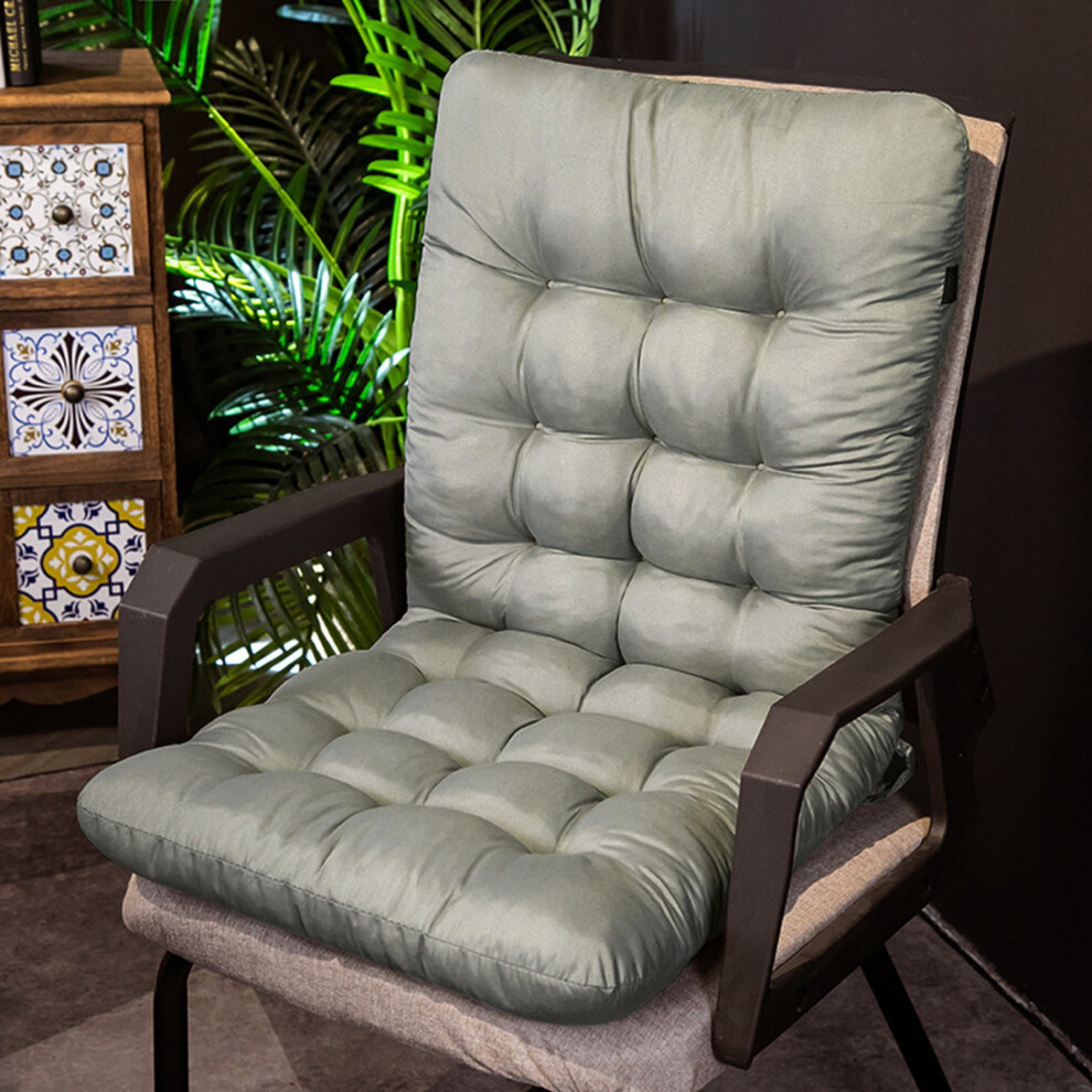 Plush Rocking Chair Cushion 17.7X39.5 In Gray 974856028856