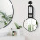 Double-Sided Travel Magnifying Mirror, 20X, Adjustable Handle/Stand, Foldable Handheld Makeup Mirror (Black) 2