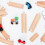 Wooden Train Track Accessories Beige 2 pcs 5