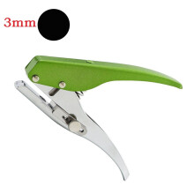 Circle paper punch for ID cards, 3-10 mm, single hole