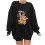 Women's Oversized Y2K Sweatshirt Mushroom Graphic Long 1