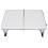 Folding Table White Small 1 Set 24.0 x 16.1 Inches 6
