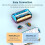Bluetooth-in-ear-headset met LED-batterij-indicator, wit 3