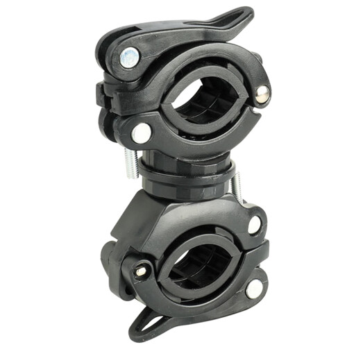 Flashlight Mount Holder with Rotation Clip Clamp