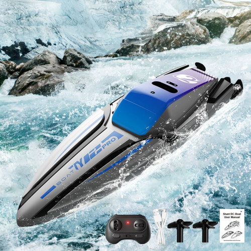 RC-Boot für Kinder und Erwachsene, Silber, 2,4 GHz