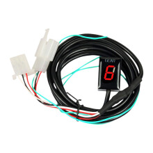 Motorcycle Gear Indicator Display Meter Red Lever