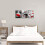 Ensemble de 3 tableaux muraux paysage noir et blanc 3