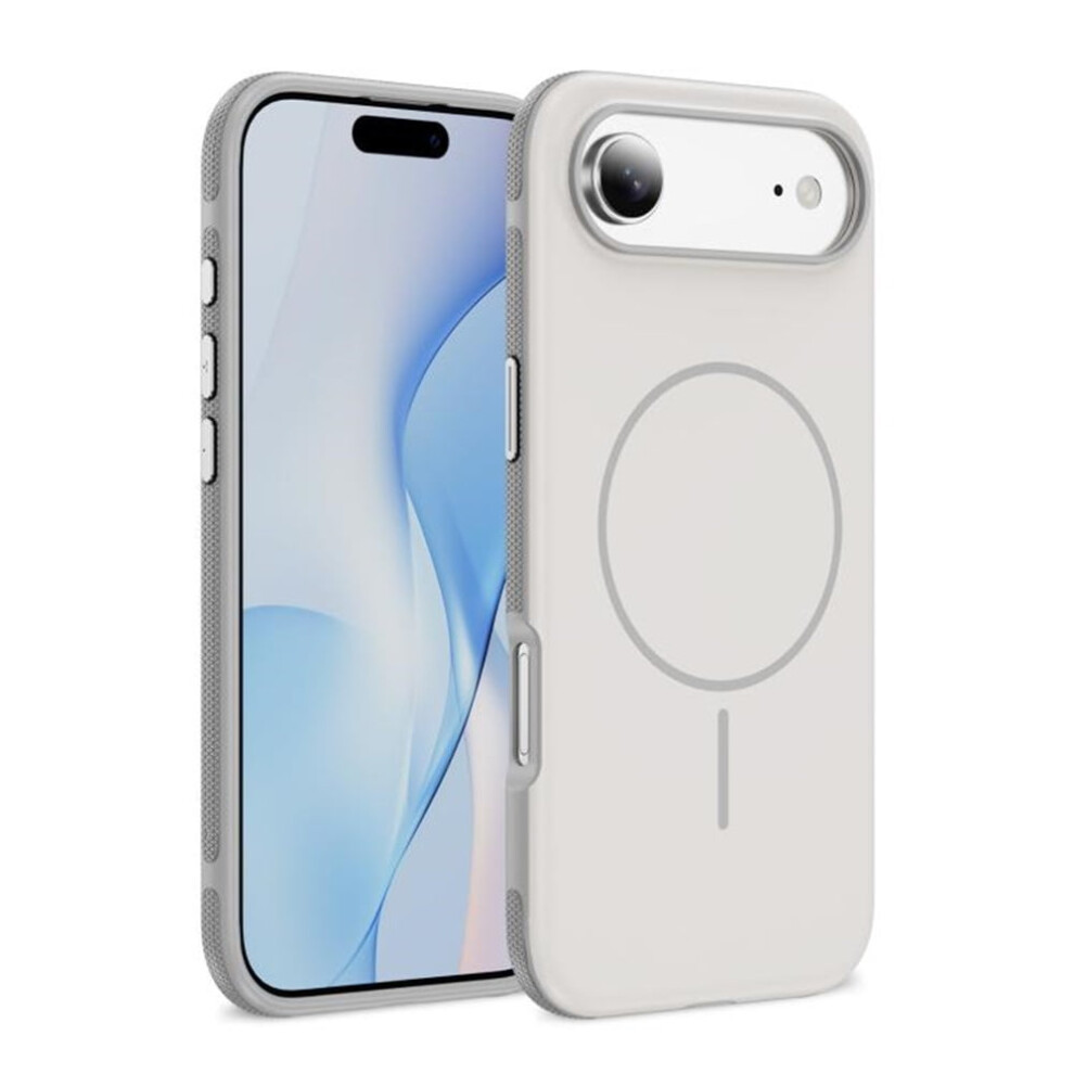 Iphone Air Magnetic Case 6.5" Magsafe Shockproof Grey/White 939152688647
