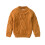 Knit Sweater Solid Color Crewneck Orange 12-18 Months 1