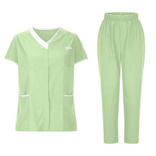 Women's scrub set mint green 2X