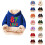 Sweat à capuche enfant multicolore imprimé glace 1