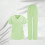 Women's Scrubs Set Green XL 1