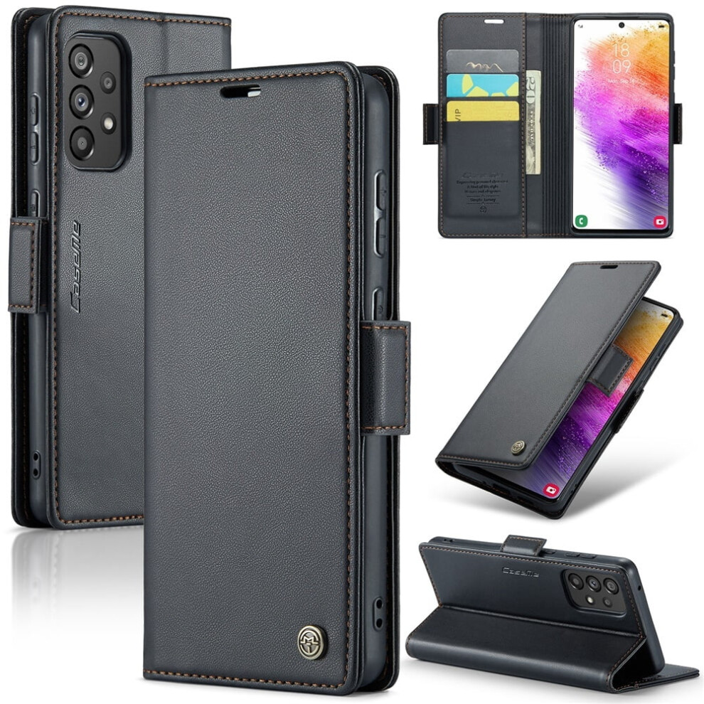 Caseme Leather Wallet Case For Samsung Galaxy A73 5G With 968604543913