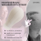 Mannequin Head Canvas+Plastic 23 inch Creamy White 1