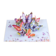 Butterfly Pop-Up Greeting Card 3D Paper Sculpture