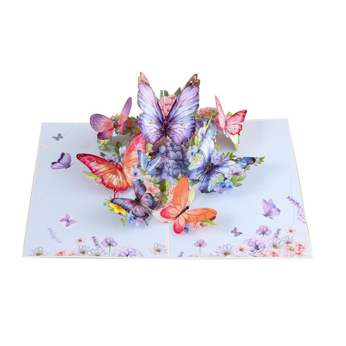 Butterfly Pop-Up Greeting Card 3D Paper Sculpture