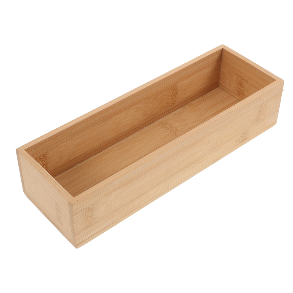 Bamboo Storage Box Wood Sundries Box for Home Office