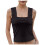 Women's summer ruched crop tank top double lined 1